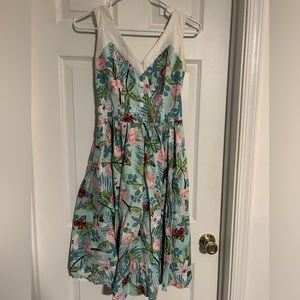 Hell Bunny Vixen Hawaiian dress